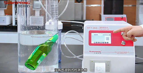 啤酒瓶密封性試驗(yàn)示意圖